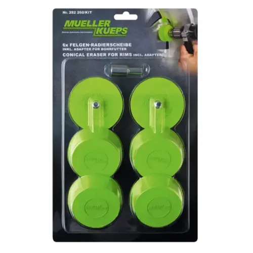 Conical Eraser for Rims incl. Adapter Conical Eraser for Rims incl. Adapter