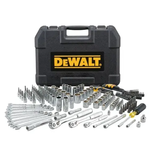 Drive Socket Set For Mechanics, 200-Piece, 1/4" & 3/8" & 1/2" Drive, Mm/SAE Drive Socket Set For Mechanics, 200-Piece, 1/4" & 3/8" & 1/2" Drive, Mm/SAE