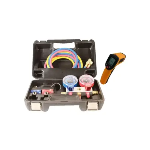 R1234yf Manifold set with FREE Thermometer R1234yf Manifold set with FREE Thermometer
