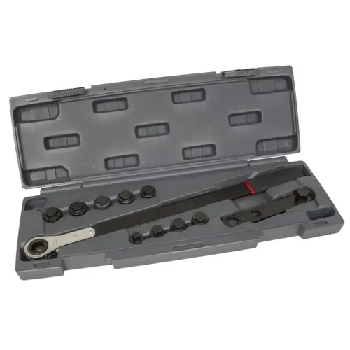RATCHETING SERPENTINE KIT, 11PC. RATCHETING SERPENTINE KIT, 11PC.
