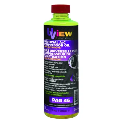 Universal PAG 46 Oil with A/C ExtenDye - 8 oz. Bottle Universal PAG 46 Oil with A/C ExtenDye - 8 oz. Bottle