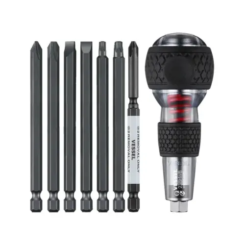 Impact & Out Screwdriver & 7PC Bit Set Impact & Out Screwdriver & 7PC Bit Set
