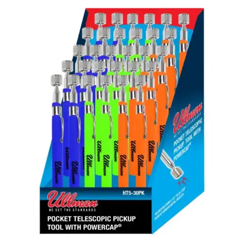 30 Pc. Pocket Magnetic Pick Up Tool Display 30 Pc. Pocket Magnetic Pick Up Tool Display