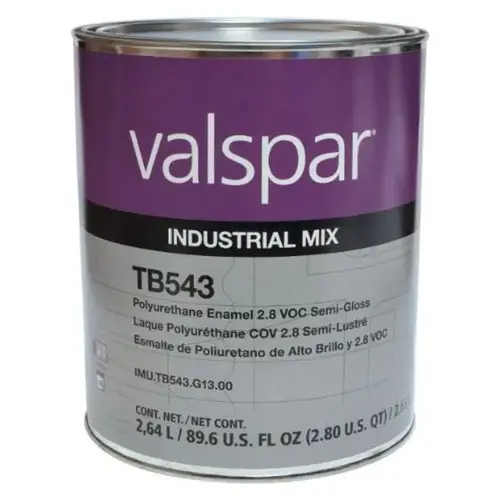 IMU-TB543-G13 Polyurethane Enamel, 1 gal, Semi Gloss Finish Beige IMU-TB543-G13 Polyurethane Enamel, 1 gal, Semi Gloss Finish Beige
