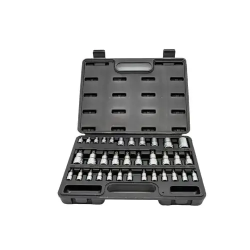 Torx Master 34 Pc set, press fit, black case Torx Master 34 Pc set, press fit, black case