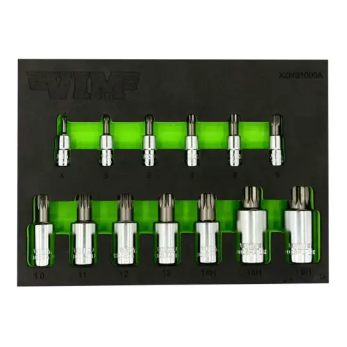 13 PC. XZN TRIPLE SQUARE DRIVER SET - S2 STEEL 13 PC. XZN TRIPLE SQUARE DRIVER SET - S2 STEEL
