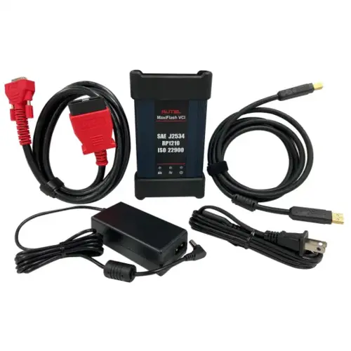 MaxiFLASH VCI Kit : Bluetooth VCI/J2534 pass-thru programmer, Main Cable V2.0, A MaxiFLASH VCI Kit : Bluetooth VCI/J2534 pass-thru programmer, Main Cable V2.0, A