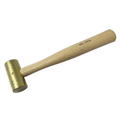 16 oz. Brass hammer with Wooden Hickory Handle 16 oz. Brass hammer with Wooden Hickory Handle