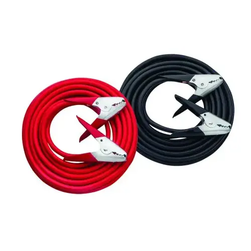 25 ft 2 GA Single Booster Cables with 600A Parrot Clamps 25 ft 2 GA Single Booster Cables with 600A Parrot Clamps