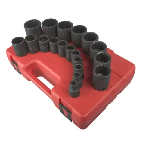 19-Piece 1/2 in. Drive 12-Point Fract 19-Piece 1/2 in. Drive 12-Point Fract