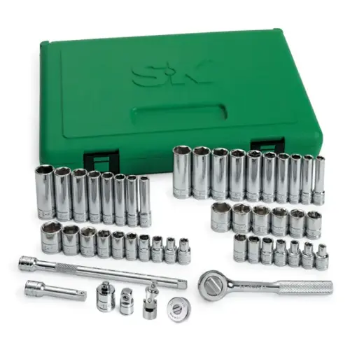 48 Pc. 1/4" Drive 6Pt Fr/Mt Socket Set W/Added Pieces 48 Pc. 1/4" Drive 6Pt Fr/Mt Socket Set W/Added Pieces
