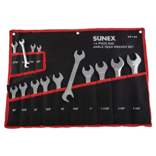 14 Pc. Full Polish SAE Angle Head Wrench Set 14 Pc. Full Polish SAE Angle Head Wrench Set