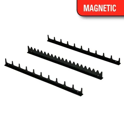 20 Tool Screwdriver Rail Set W/Mag Tape Blk 20 Tool Screwdriver Rail Set W/Mag Tape Blk