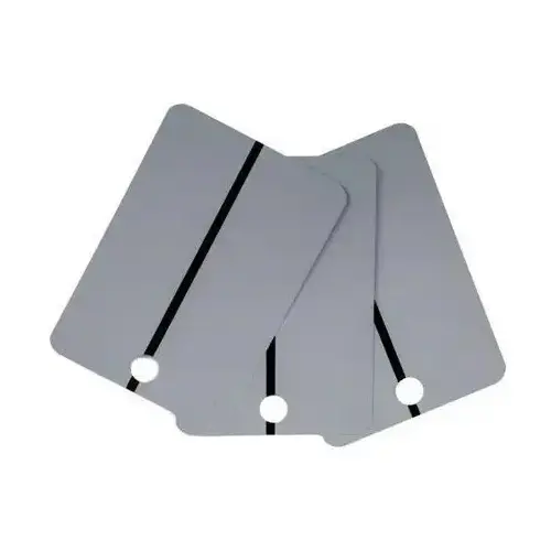 Metal Spray Samples - Black Stripe on MEDIUM GRAY, 25 pcs per box Metal Spray Samples - Black Stripe on MEDIUM GRAY, 25 pcs per box