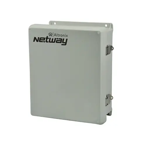 Single 1G Fiber SFP, 4 Port 10/100 PoE/PoE+ Configurable for 2x 60W Hi-PoE, Hardened 120W Power Supply/Battery Charger and Switch Boards Mounted in NEMA4/4X, IP66 Rated Outdoor Enclosure Single 1G Fiber SFP, 4 Port 10/100 PoE/PoE+ Configurable for 2x 60W Hi-PoE, Hardened 120W Power Supply/Battery Charger and Switch Boards Mounted in NEMA4/4X, IP66 Rated Outdoor Enclosure