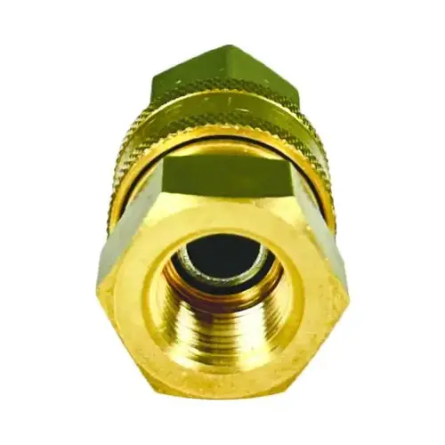 Blu Shield 3/8" Quick Disconnect Plug x 3/8" MPT Pressure Washer Adapter Blu Shield 3/8" Quick Disconnect Plug x 3/8" MPT Pressure Washer Adapter