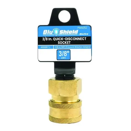1/4 In Quick-Disconnect Socket X 1/4 In FPT Pressure Washer Adapter 1/4 In Quick-Disconnect Socket X 1/4 In FPT Pressure Washer Adapter