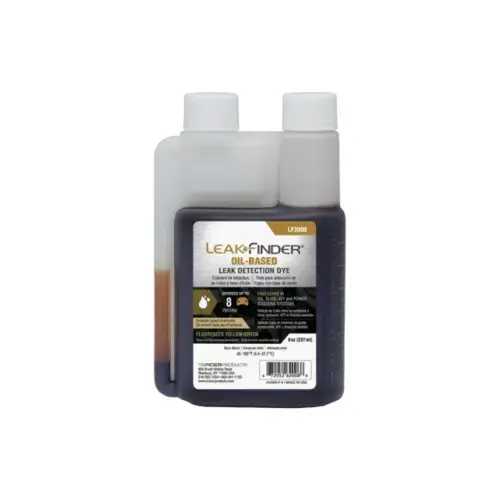 LEAKFINDER 8-OZ BOTTLE, OIL DYE LEAKFINDER 8-OZ BOTTLE, OIL DYE