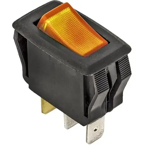 ILLUMINATED ROCKER SWITCH-AMBER ILLUMINATED ROCKER SWITCH-AMBER