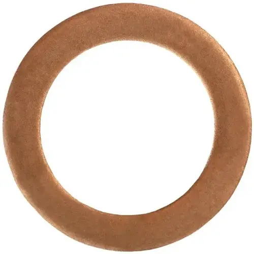 COPPER WASHER 9/16 I.D. 13/16 O.D. 3/32 THICK COPPER WASHER 9/16 I.D. 13/16 O.D. 3/32 THICK