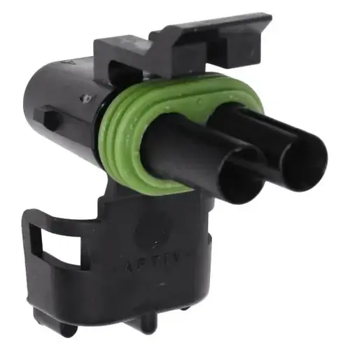 (25) 2-CAVITY CONNECTOR SHELL (MALE) (25) 2-CAVITY CONNECTOR SHELL (MALE)