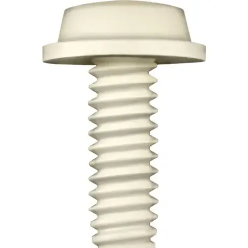 NATURAL NYLON LICENSE PLATE SCREW 1/4-20 X 5/8 NATURAL NYLON LICENSE PLATE SCREW 1/4-20 X 5/8