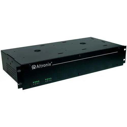 CCTV DC Rack Mount Power Supply, 115VAC 50/60Hz at 0.9A Input, 8 PTC Protected Class 2 Outputs 6/15VDC at 4A Total Output Current, 2.5A Max per CCTV DC Rack Mount Power Supply, 115VAC 50/60Hz at 0.9A Input, 8 PTC Protected Class 2 Outputs 6/15VDC at 4A Total Output Current, 2.5A Max per