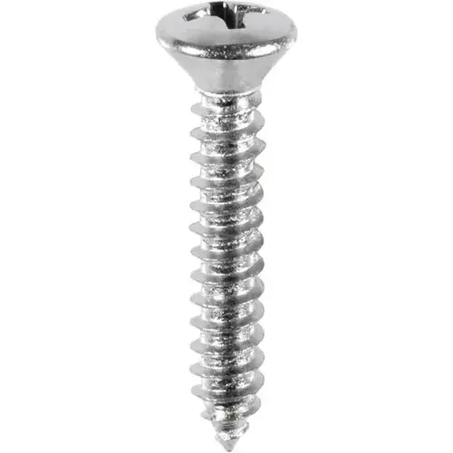 #10 X 3/4 #8 HD PHILLIPS OVAL HEAD TAP SCREW ZINC #10 X 3/4 #8 HD PHILLIPS OVAL HEAD TAP SCREW ZINC