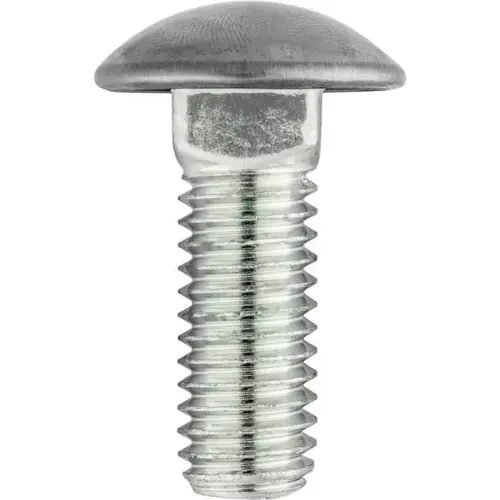 5243 Round Head Bumper Bolt, 7/16 in - 14 TPI x 1-1/2 in L, Stainless Steel Cap/Zinc 5243 Round Head Bumper Bolt, 7/16 in - 14 TPI x 1-1/2 in L, Stainless Steel Cap/Zinc