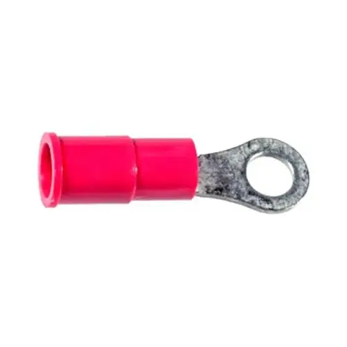 Auveco 5021 Vinyl Insulator Ring Term 22-18 Gauge Number 4-6 Stud. Qty 100. Auveco 5021 Vinyl Insulator Ring Term 22-18 Gauge Number 4-6 Stud. Qty 100.