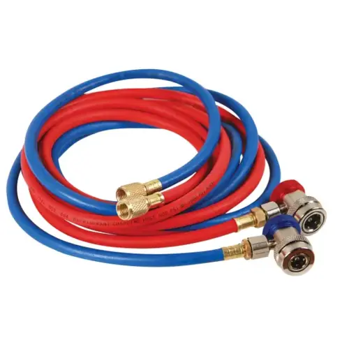 R-134a Premium Charging Hose and Coupler Set R-134a Premium Charging Hose and Coupler Set