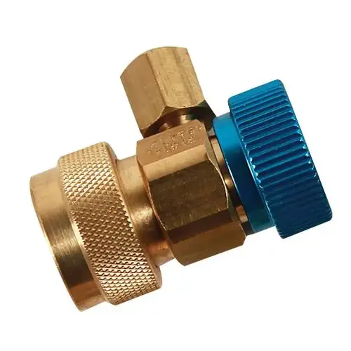 R-1234yf low side manual coupler with M12 hose fitting R-1234yf low side manual coupler with M12 hose fitting
