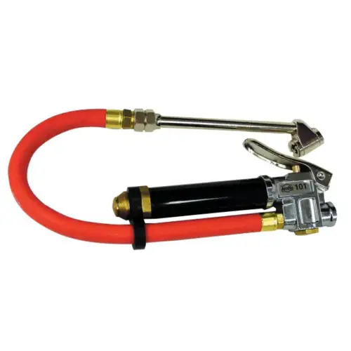 TIRE INFLATOR W/ GAUGE DUAL FT10-120PSI 12IN. HOSE TIRE INFLATOR W/ GAUGE DUAL FT10-120PSI 12IN. HOSE