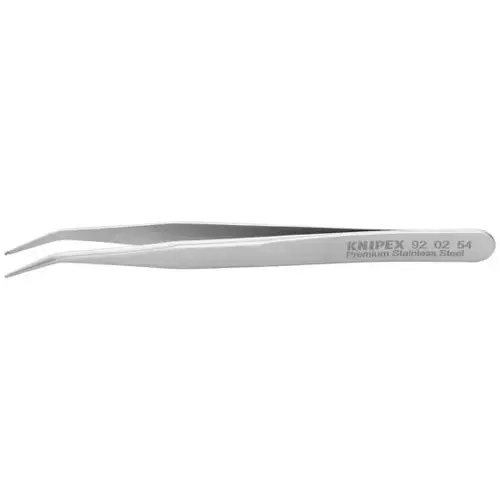 PremStainlessSteelPositioningTweezers-45 degreeAngled-SMD, 4.5", 0.60mm TT, 0.90mm TW PremStainlessSteelPositioningTweezers-45 degreeAngled-SMD, 4.5", 0.60mm TT, 0.90mm TW