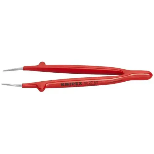 StainlessSteelGrippingTweezers-Pointed Tips-1000V, 6", 1.00 mm TT, 1.30 mm TW StainlessSteelGrippingTweezers-Pointed Tips-1000V, 6", 1.00 mm TT, 1.30 mm TW