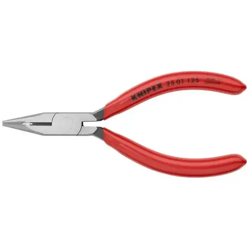 Long Nose Pliers with Cutter, 5", Plastic, Polished Long Nose Pliers with Cutter, 5", Plastic, Polished