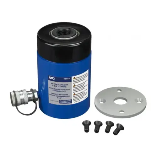 30 Ton Hollow Center Hydrualic Ram with Adapter 30 Ton Hollow Center Hydrualic Ram with Adapter