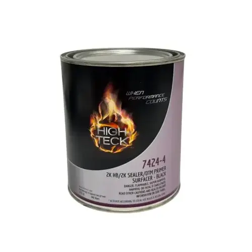 High Teck 7424-4 2K HIGH BUILD & SEALER BLACK URETHANE PRIMER High Teck 7424-4 2K HIGH BUILD & SEALER BLACK URETHANE PRIMER