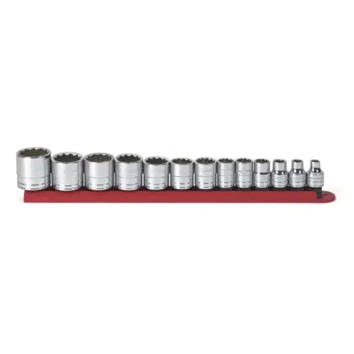 13 Piece 3/8 Inch Drive 12 Point Standard SAE Socket Set 13 Piece 3/8 Inch Drive 12 Point Standard SAE Socket Set