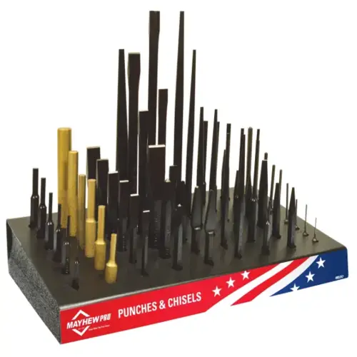Punch and Chisel Display - 57 Piece Punch and Chisel Display - 57 Piece