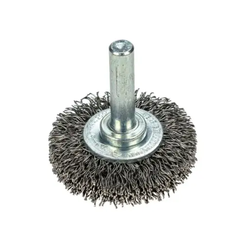 Command PRO Wire Wheel, Crimped, 1-1/2 in x .014 in x 1/4 in Shank, Bulk Command PRO Wire Wheel, Crimped, 1-1/2 in x .014 in x 1/4 in Shank, Bulk