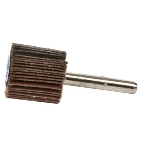 Forney 71695 Flap Wheel, Shank Mounted, 1 in x 1 in, Grit: 80 Forney 71695 Flap Wheel, Shank Mounted, 1 in x 1 in, Grit: 80