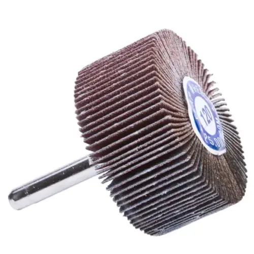 Forney 71690 Flap Wheel, Shank Mounted, 2 in x 1 in, Grit: 120 Forney 71690 Flap Wheel, Shank Mounted, 2 in x 1 in, Grit: 120