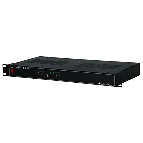 AC CCTV Rack Mount Power Supply, 115VAC 60Hz at 3A or 220VAC 50/60Hz at 1.5A Input, 8 Fuse Protected Outputs 24/28VAC at 10A Max Total AC CCTV Rack Mount Power Supply, 115VAC 60Hz at 3A or 220VAC 50/60Hz at 1.5A Input, 8 Fuse Protected Outputs 24/28VAC at 10A Max Total