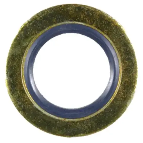 FORD OIL DRAIN PLUG GASKET 14MM I.D. ZINC&YELLW FORD OIL DRAIN PLUG GASKET 14MM I.D. ZINC&YELLW