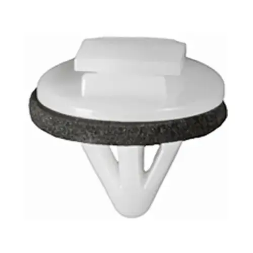 TOYOTA MOULDING CLIP WITH SEALER- WHITE NYLON TOYOTA MOULDING CLIP WITH SEALER- WHITE NYLON