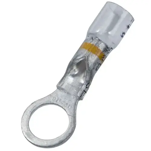 CRYSTAL CLEAR SEAL RING - 12-10 AWG 3/8" STUD CRYSTAL CLEAR SEAL RING - 12-10 AWG 3/8" STUD