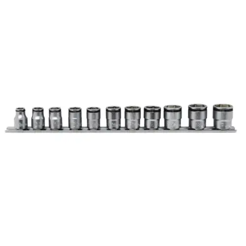 3/8 Sq Dr NUT GRIP Socket Set 8mm-19mm - 11 piece - RS3450M/11 3/8 Sq Dr NUT GRIP Socket Set 8mm-19mm - 11 piece - RS3450M/11