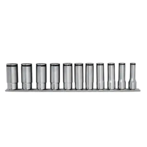 Special 3/8 Sq. Dr. Deep NUT GRIP Socket Set 8-19mm - 11 pieces Special 3/8 Sq. Dr. Deep NUT GRIP Socket Set 8-19mm - 11 pieces