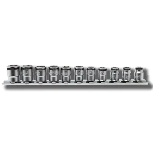 1/4 Sq. Dr. Short NUT GRIP Socket Set, 5-14mm - 11 pieces - RS2450MS/11 1/4 Sq. Dr. Short NUT GRIP Socket Set, 5-14mm - 11 pieces - RS2450MS/11